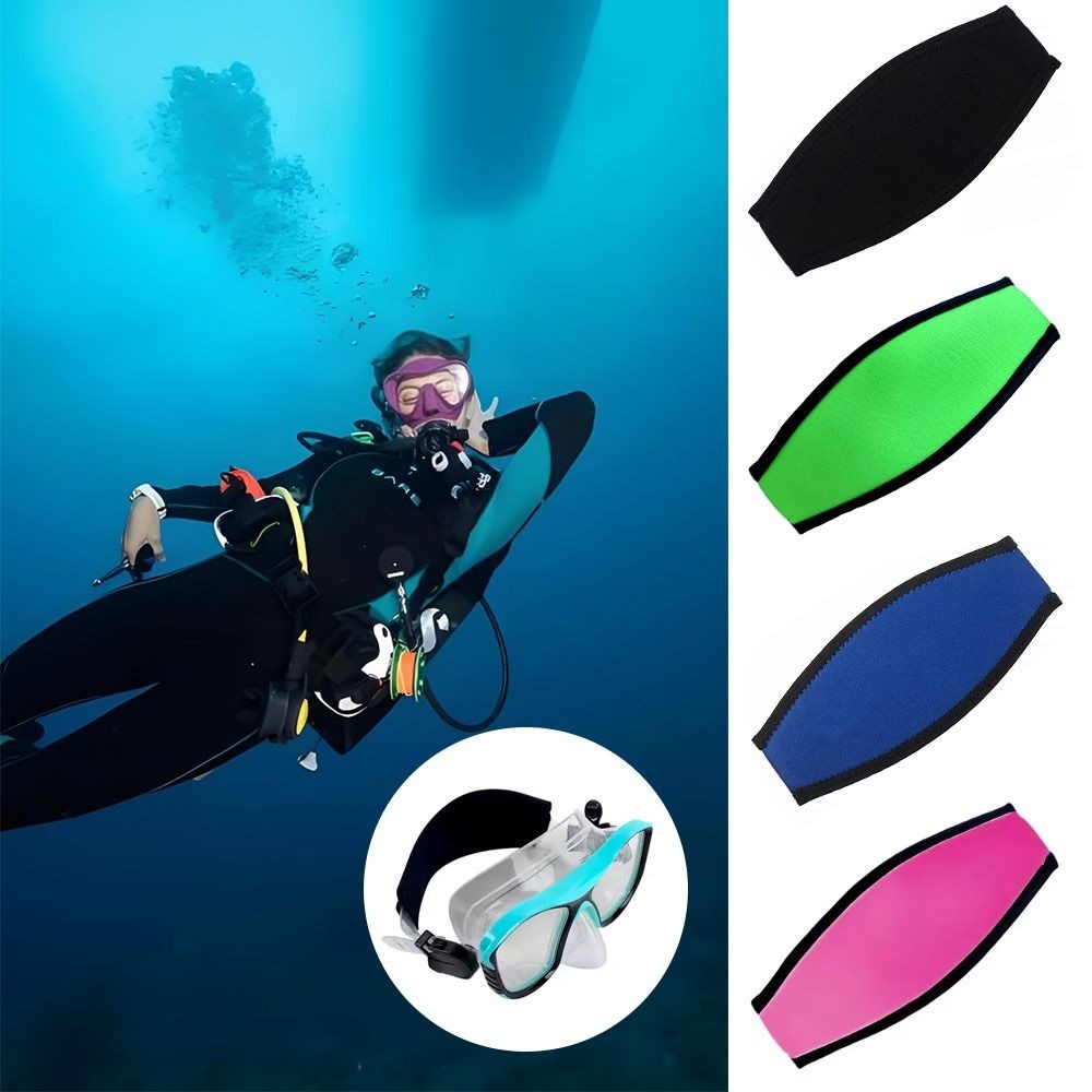 Diving Mask - حزام قناع من قماش النيوبرين المضاد