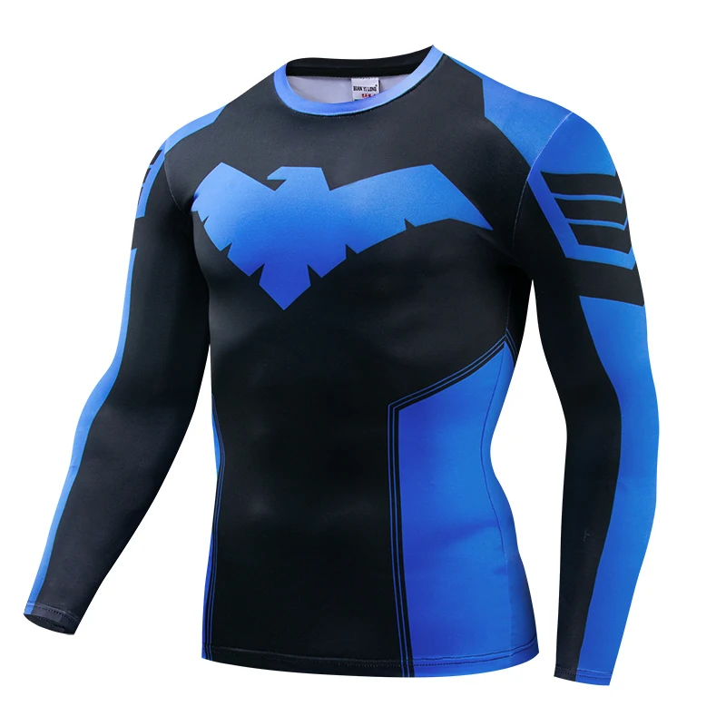 Rash Guard - تيشيرتات ضاغطة للرياضة، ملابس رياضية للجيم،