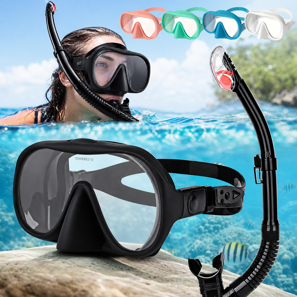 Snorkel Set - طقم غطس للكبار، قناع غطس شبه
