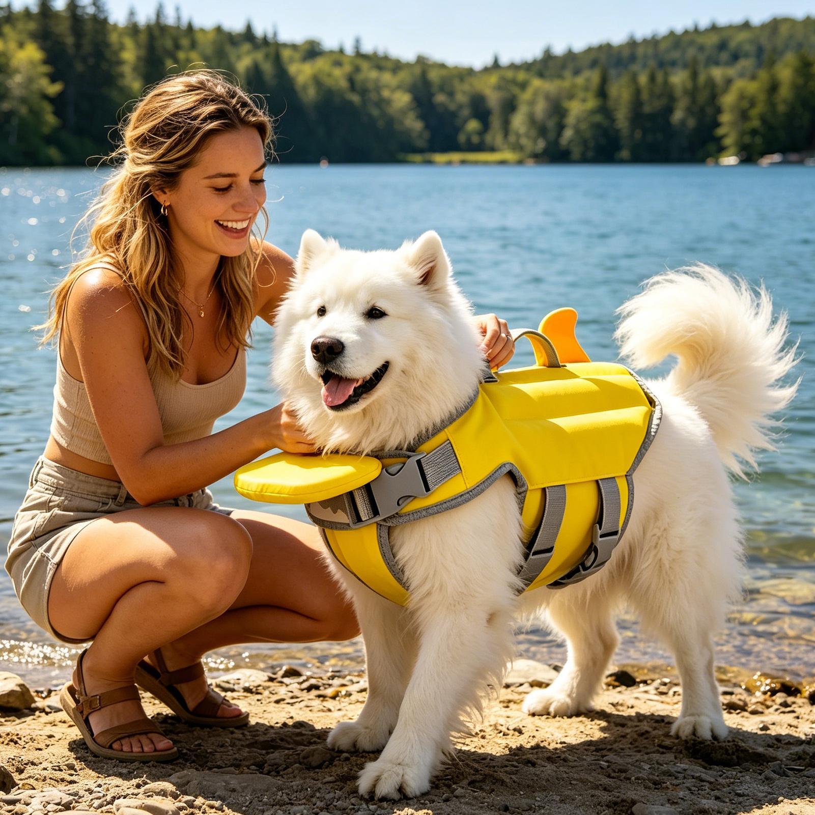 سترة نجاة للكلاب الصغيرة والمت - مراجعة Life Jacket وسعره