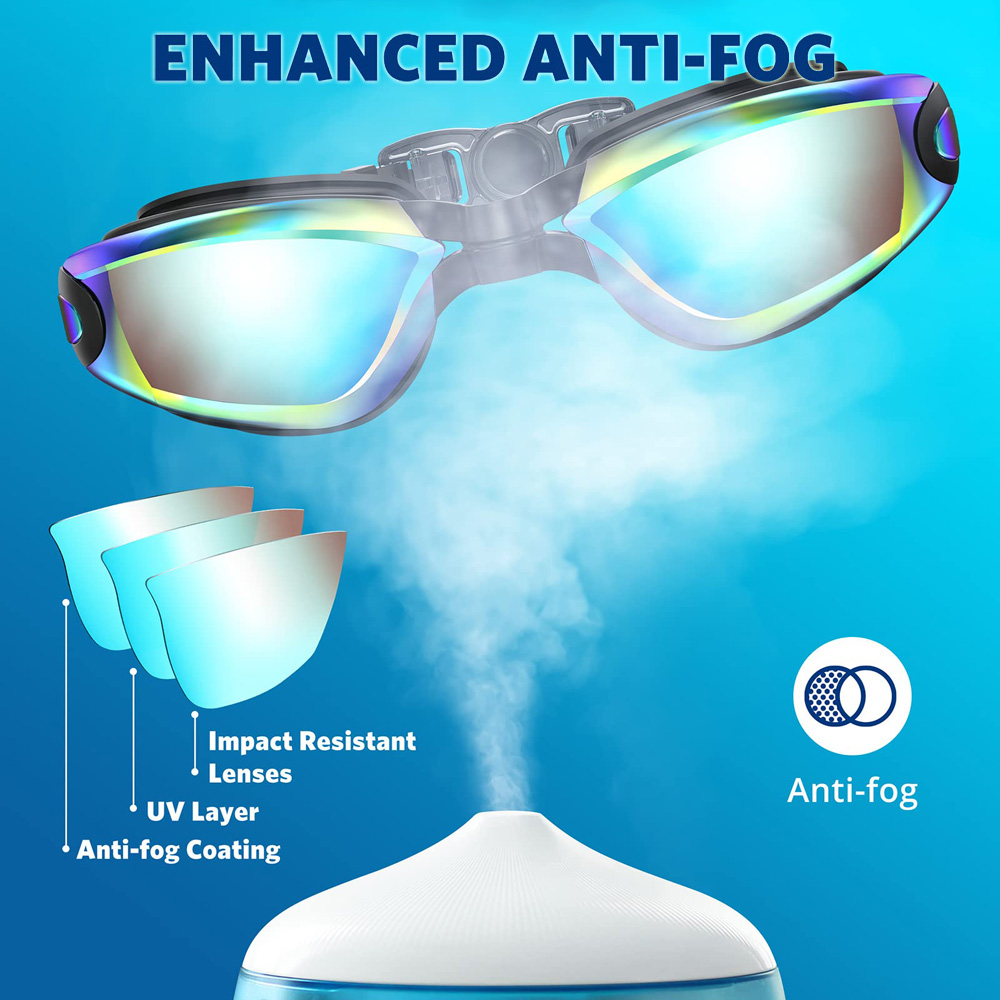 نظارات السباحة المهنية مقاوم ل - مراجعة Goggles Swim وسعره