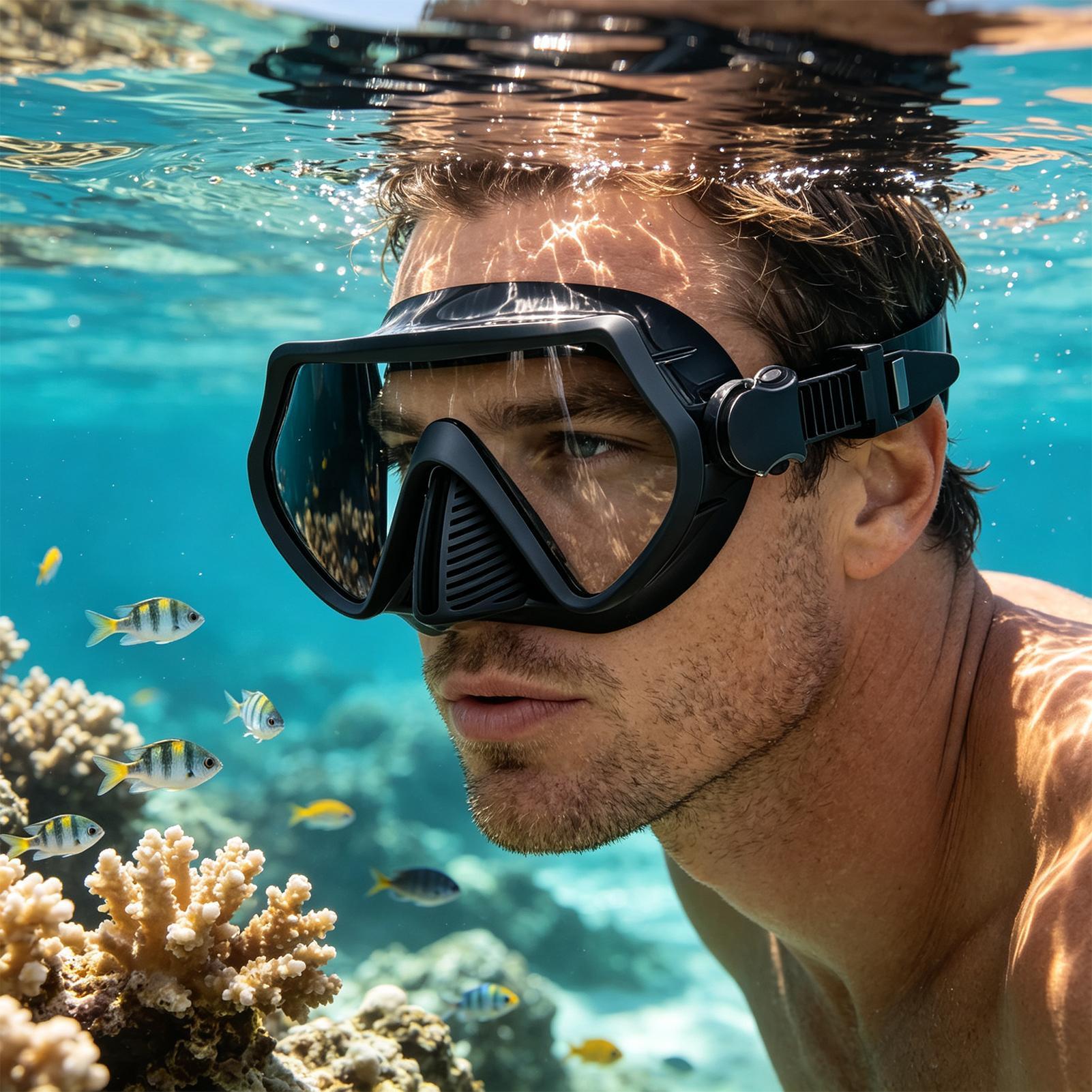 نظارات غوص للبالغين، لا تتسرب  - مراجعة Goggles Swim وسعره