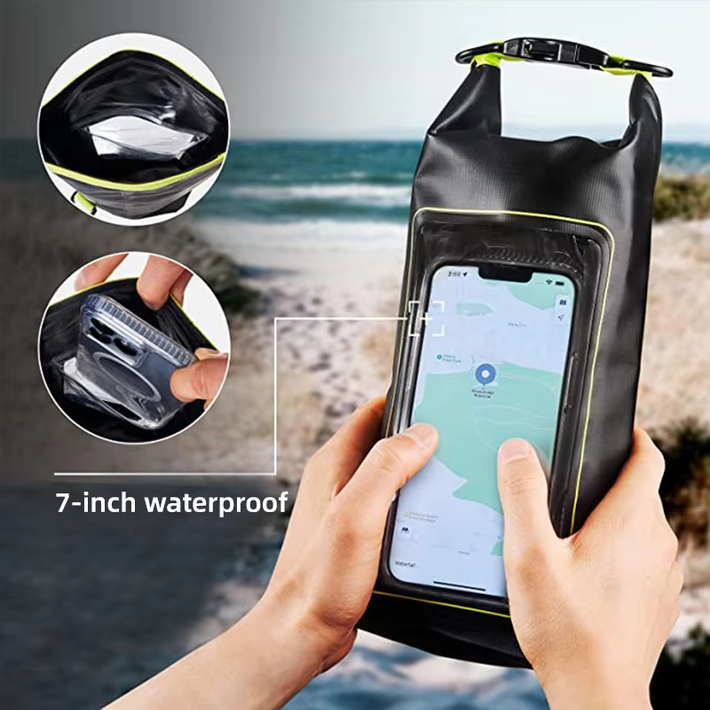 حقيبة مقاومة للماء سعة 2 لتر م - مراجعة Dry Bag Waterproof وسعره