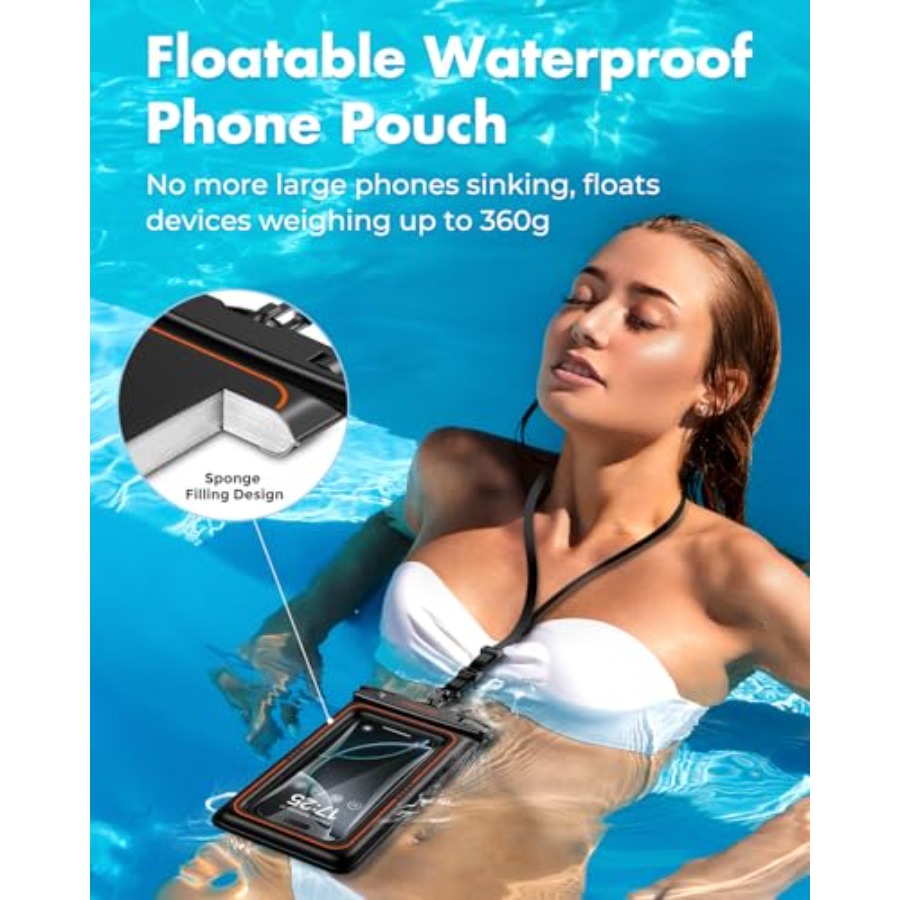 حقيبة هاتف عائمة مقاومة للماء  - مراجعة Dry Bag Waterproof وسعره