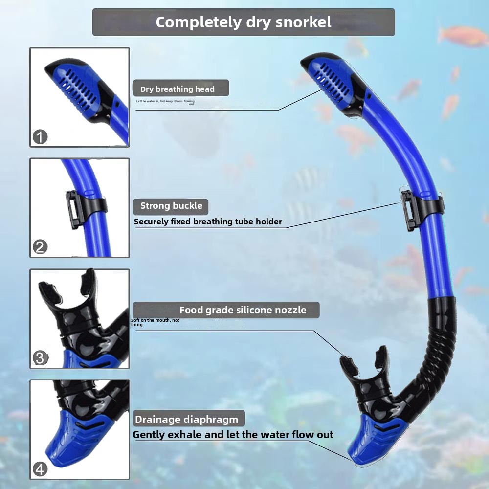 طقم غوص وسباحة: قناع غوص وغصّة - مراجعة Diving Mask وسعره